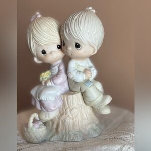 Precious Moments “Love One Another” Porcelain Figurine- 1978 - EUC